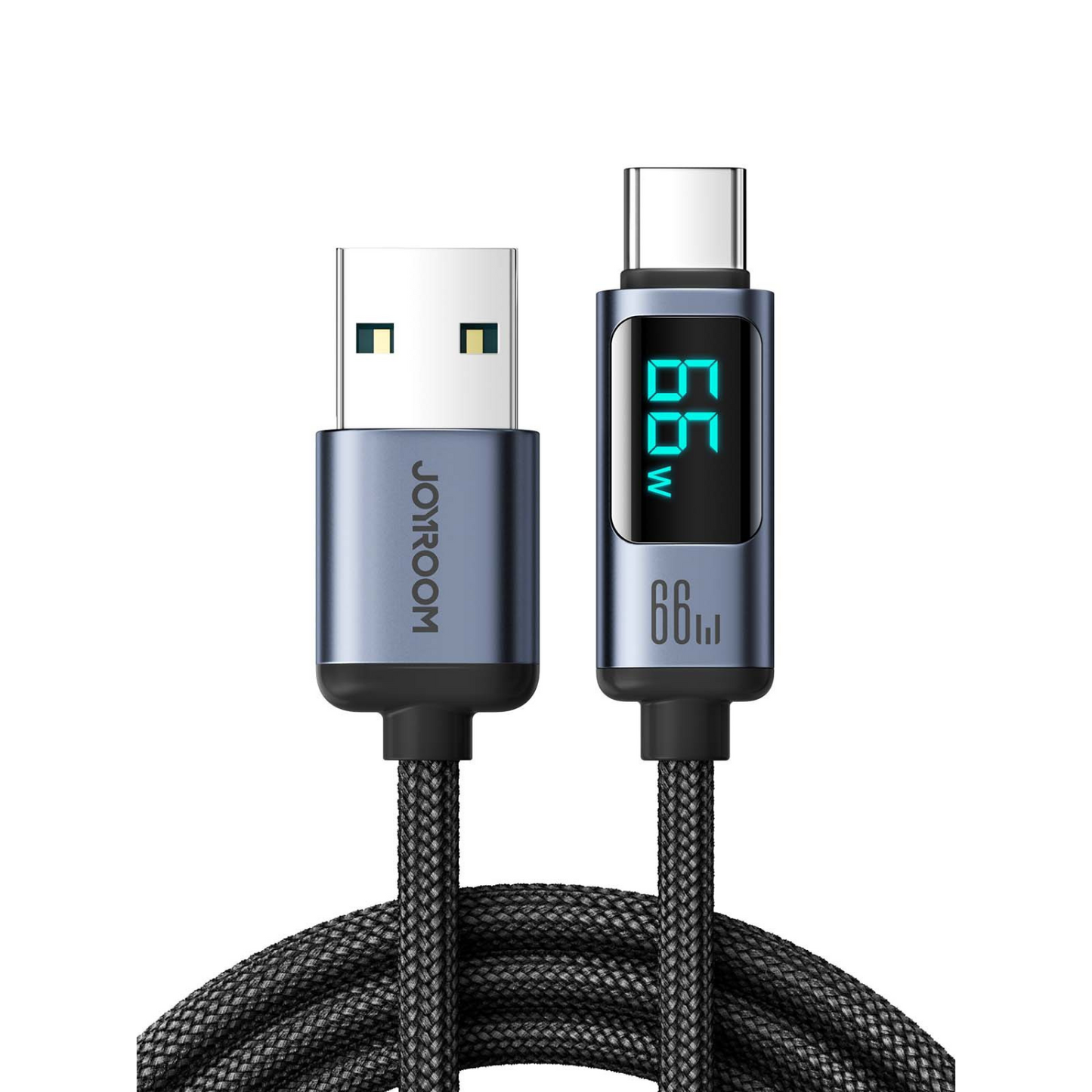 Fashion Digital Display Type C To USB Type C Cable 1.2M 100W Data Cord Quick Charge High Speed Fast Charge Cable