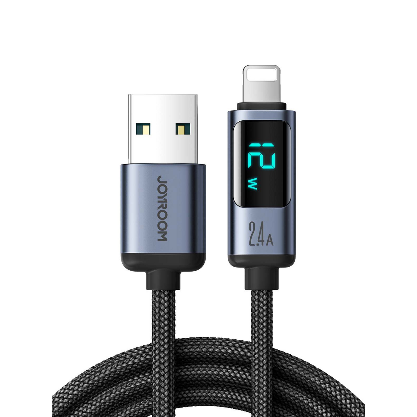 Fashion Digital Display Type C To USB Type C Cable 1.2M 100W Data Cord Quick Charge High Speed Fast Charge Cable