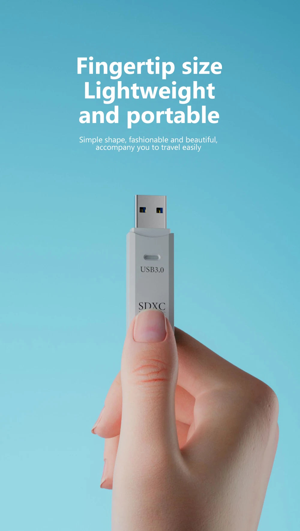 Lecteur de carte USB 3.0 2 en 1, lecteur de carte Micro TF sd, adaptateur usb, lecteur de cartes haute vitesse, carte mémoire TF pour PC, accessoires pour ordinateur portable