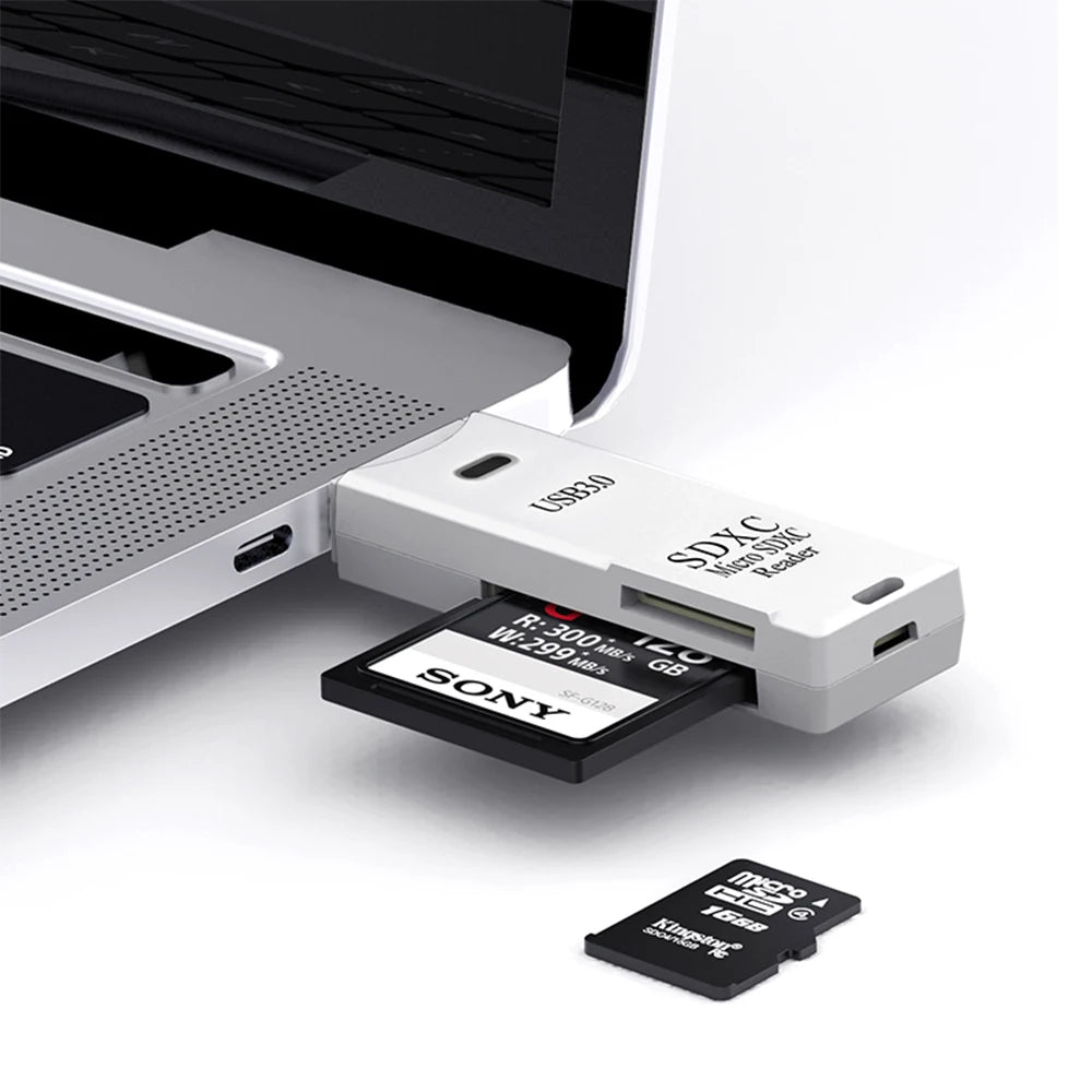 Lecteur de carte USB 3.0 2 en 1, lecteur de carte Micro TF sd, adaptateur usb, lecteur de cartes haute vitesse, carte mémoire TF pour PC, accessoires pour ordinateur portable
