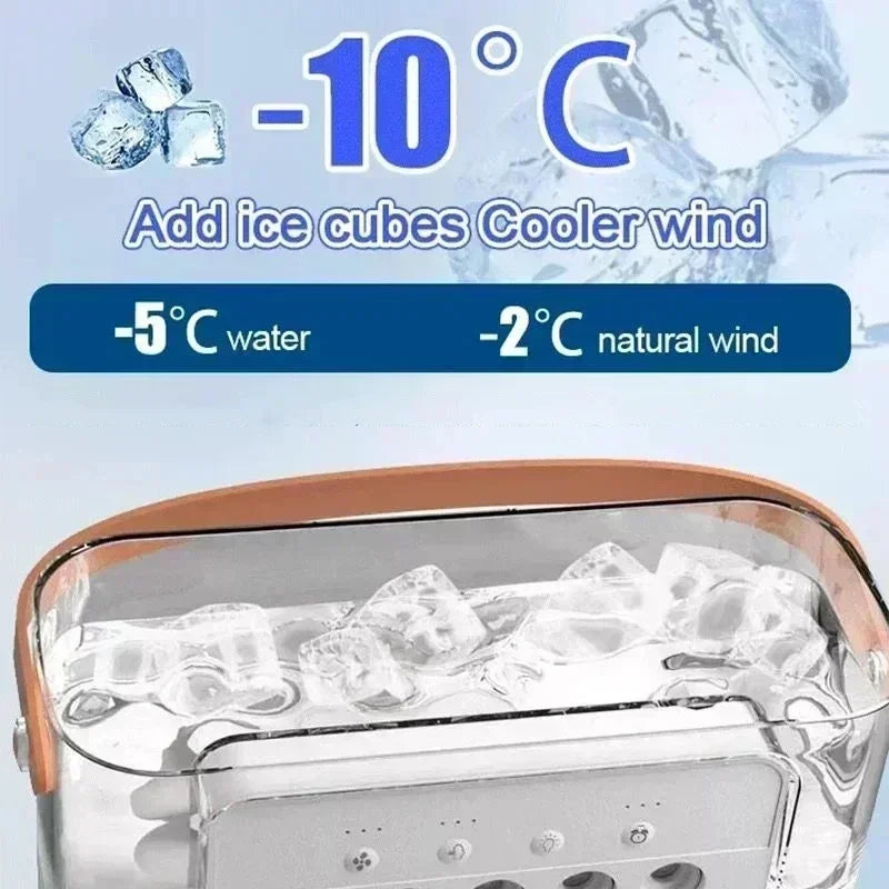 Nouveau 3 en 1 ventilateur climatiseur ménage Mini refroidisseur d'air LED veilleuse Portable humidificateur réglage de l'air ventilateur bureau maison ventilateur