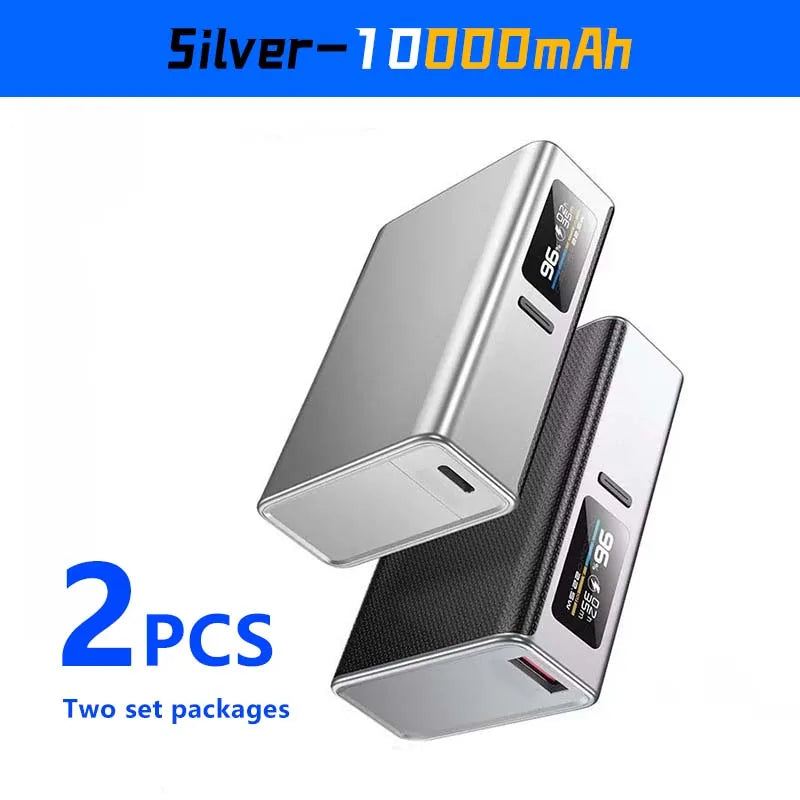 Batterie externe à Charge Super rapide 22.5W, 80000mAh, grande capacité PD20w, Charge rapide bidirectionnelle Qc3.0, alimentation Mobile pour Xiaomi iPhone